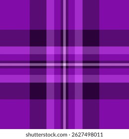 Pretty background vector tartan, hounds pattern fabric plaid. Rich seamless texture textile check in purple and dark colors palette.