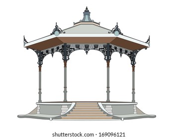 Pretty bandstand