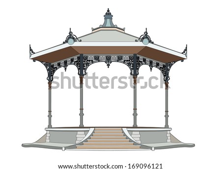 Pretty bandstand