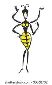 Pretty bee