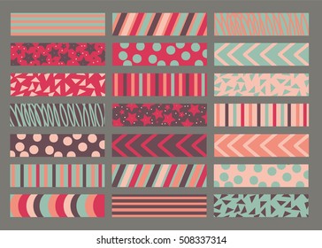 Pretty bookmarks in different prints
