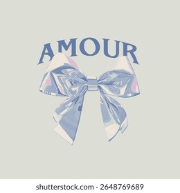 arcos bonitos com texto amour adequado para roupas meninas