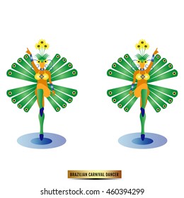pretty Brazil carnival dancer
