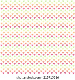 Pretty Bright Seamless Heart Pattern
