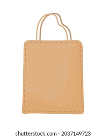 pretty brown ecobag over white