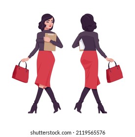 1,002 Pencil skirt walking Images, Stock Photos & Vectors | Shutterstock