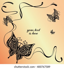 the pretty butterfly ornament