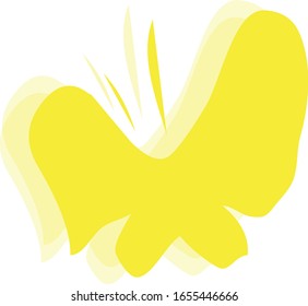 The pretty butterfly vector  to flying