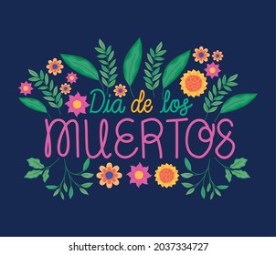 bonita carta de día de muertos