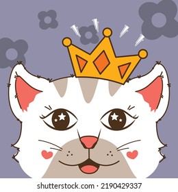 pretty cat funny animal cartoon
