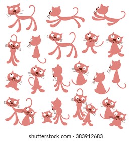 Pretty cat illustration