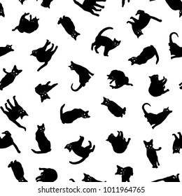 
Pretty cat pattern,
I made the illustration of a pretty kitten,
I continue seamlessly,
