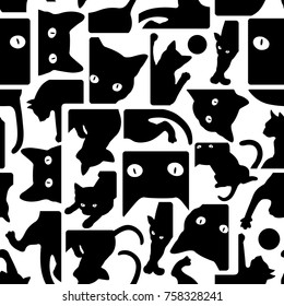 Pretty cat pattern,
I made the illustration of a pretty kitten
I continue seamlessly
