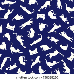 Pretty cat pattern,
I made the illustration of a pretty kitten
I continue seamlessly
