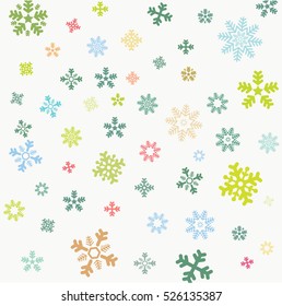  Pretty Christmas Snow Background