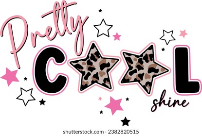 pretty cool shine graphic tees for girl