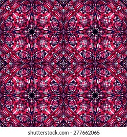 pretty curly abstract hand drawn seamless pattern
