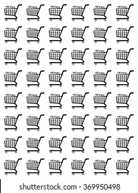 Pretty cute printable stickers e-commerce basket i love shopping for planners,scrapbooking,journaling,notebooks,work,school,editable.