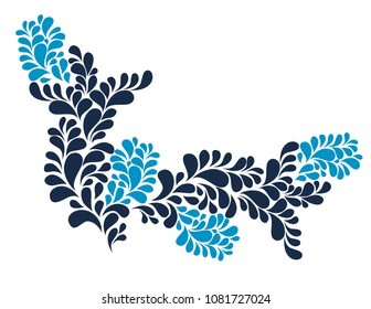 Pretty design with flowers 