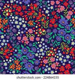 Pretty ditsy flower arrangements ~ seamless background