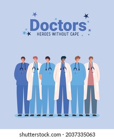 pretty doctors poster with doctors