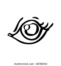 pretty eye drawing