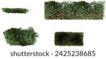 Pretty Fake Grass Wall Paper with Red Flowers Artificial Grass Wall from top view