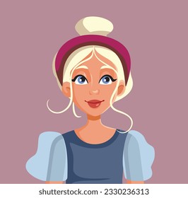 
Pretty Fashionable Blonde Woman Vector Cartoon Portrait Illustration
Trendy modern casual fashionista smiling friendly
