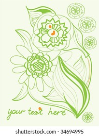 pretty floral background