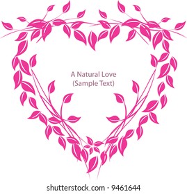 Pretty Floral Heart (Vector)