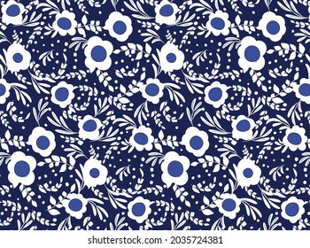 Schönes Blumenmuster perfekt für Dekoration und Textil