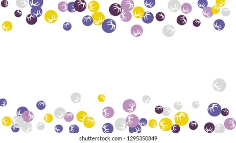 Pretty Floral Pattern with Simple Stylized Berries for Greeting Card or Poster. Naive Daisy Berries in Primitive Style. Vector Background for Spring or Summer Design.
