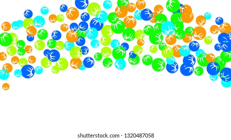 Pretty Floral Pattern with Simple Stylized Berries for Greeting Card or Poster. Naive Daisy Berries in Primitive Style. Vector Background for Spring or Summer Design.
