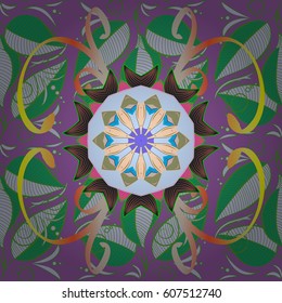 Pretty floral print with small flowers. Motley seamless pattern. Vector abstract flower background.