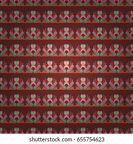 Pretty floral print with small flowers. Motley seamless pattern. Vector abstract flower background.