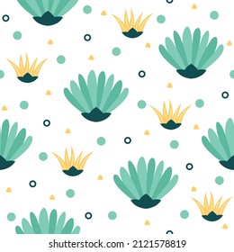 Pretty flower cartoon pattern backgrounds