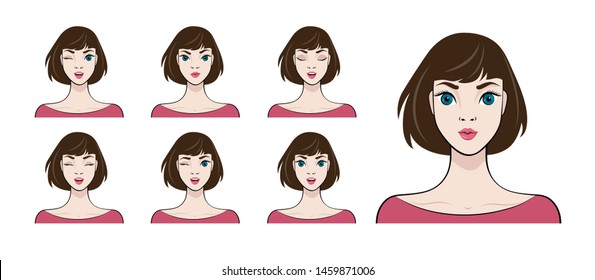 92,167 Emotional Cartoon Girl Faces Images, Stock Photos & Vectors ...