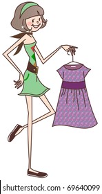 Skinny Girl Cartoon Images, Stock Photos & Vectors | Shutterstock