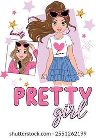 pretty girl fashion best friends