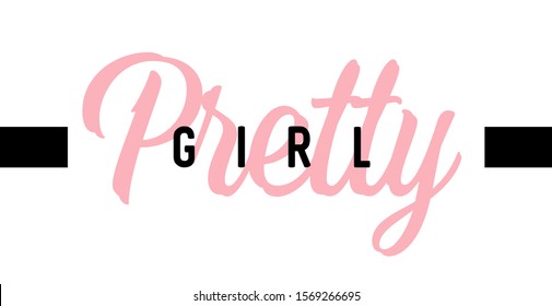 Vector Illustration Super Girl Text Clothes Stock Vector (royalty Free 