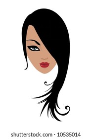 a pretty girl's face