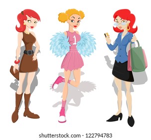 Pretty Girls Vector
