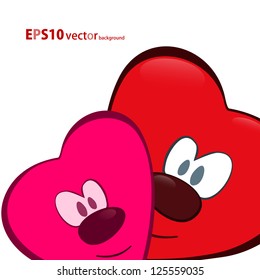 Pretty heart face