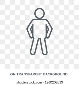 pretty human icon. Trendy flat vector pretty human icon on transparent background from Feelings collection. High quality filled pretty human symbol use for web and mobile