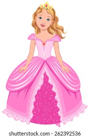 Illustration Beautiful Princess Stock Vector (Royalty Free) 91027316