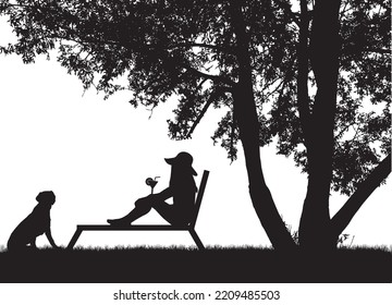 Pretty lady sitting and drinking lemonade.	