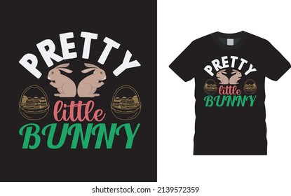 Pretty Little Bunny T shirt Design