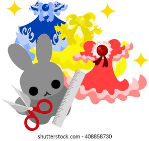 The pretty little rabbit  fashion designer