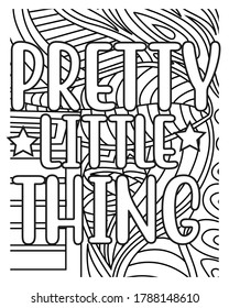 Pretty little thing coloring pages.Pregnancy coloring book pages design.