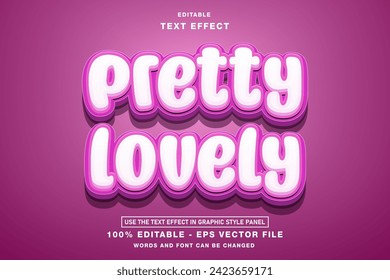 pretty lovely editable text effect for valentine day